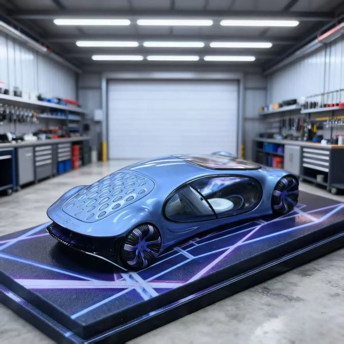 LMF LeManFang รถโมเดล Mercedes-Benz Avatar Concept ขนาด 1:64 ของสะสม ของเล่น ของขวัญ