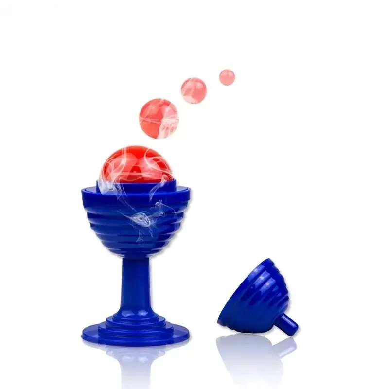 Vase and Ball Magic Trick Puzzle Children Toys Environmentally The Ball Disappeared and Reappeared Close-up Magic Props