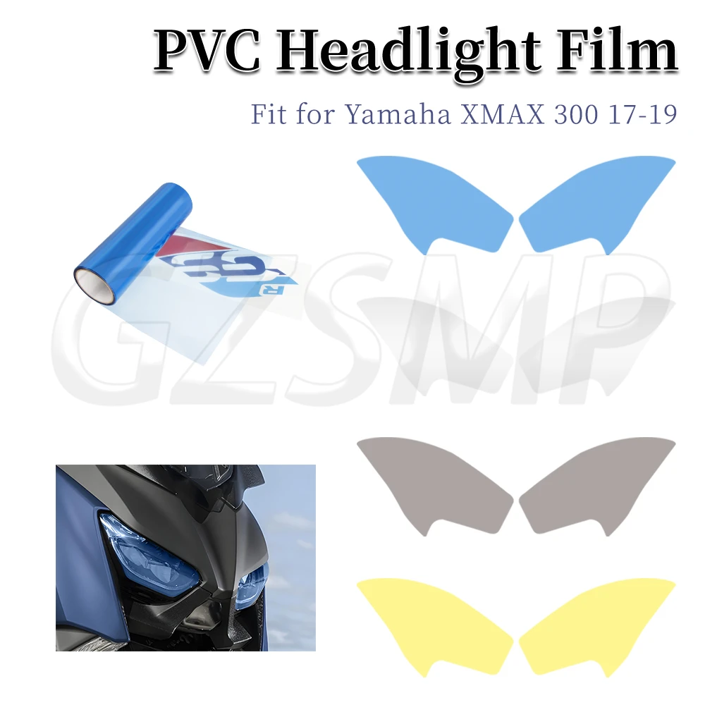 

Motorcycle Headlight Sticker Fit for YAMAHA MAX530 DX SX 2017-2019 TMAX560 20-21 Transparent Protection Film Sticker Decal