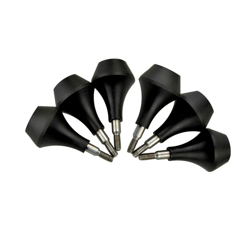 

6 Pieces Target Tips Soft Nylon Arrowheads Harmless for Arrow for Head Game Practice Broadheads