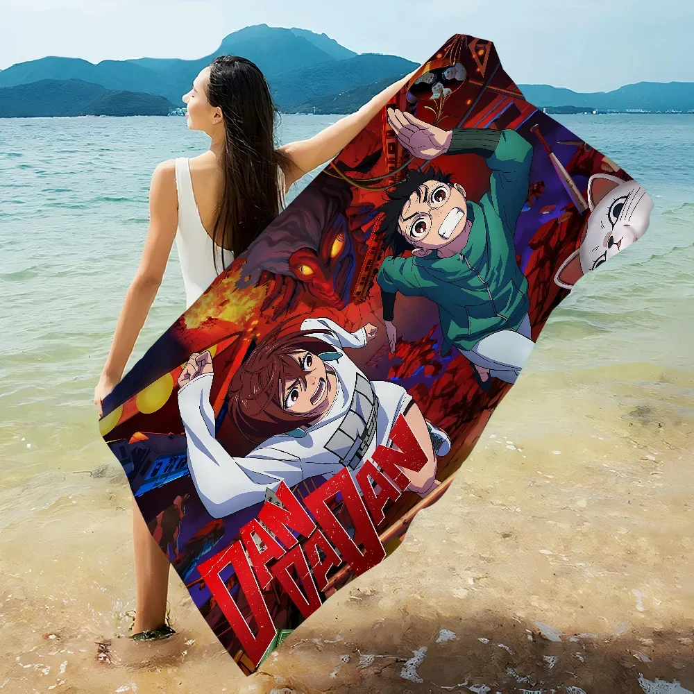 

Anime Dandadan Big Microfiber Beach Towels Quick Dry Towel Sand Beach Towels Pool Towel For Travel Swim Pool Yoga