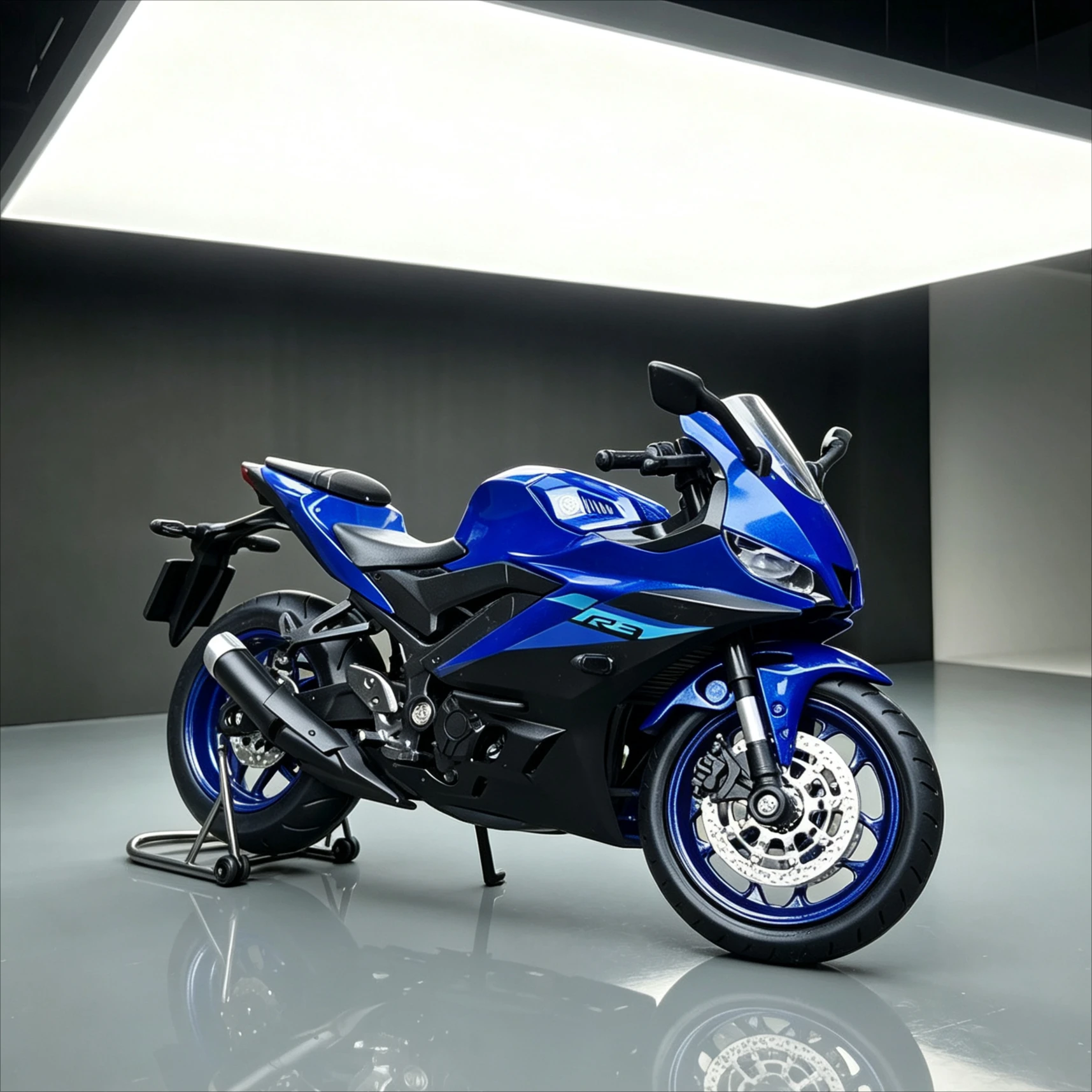 1:18 Yamaha R3 Alloy Diecast Motorcycle Model Drop Resistant Collectible Display Toy, Perfect Birthday Gift for Motorbike Lovers