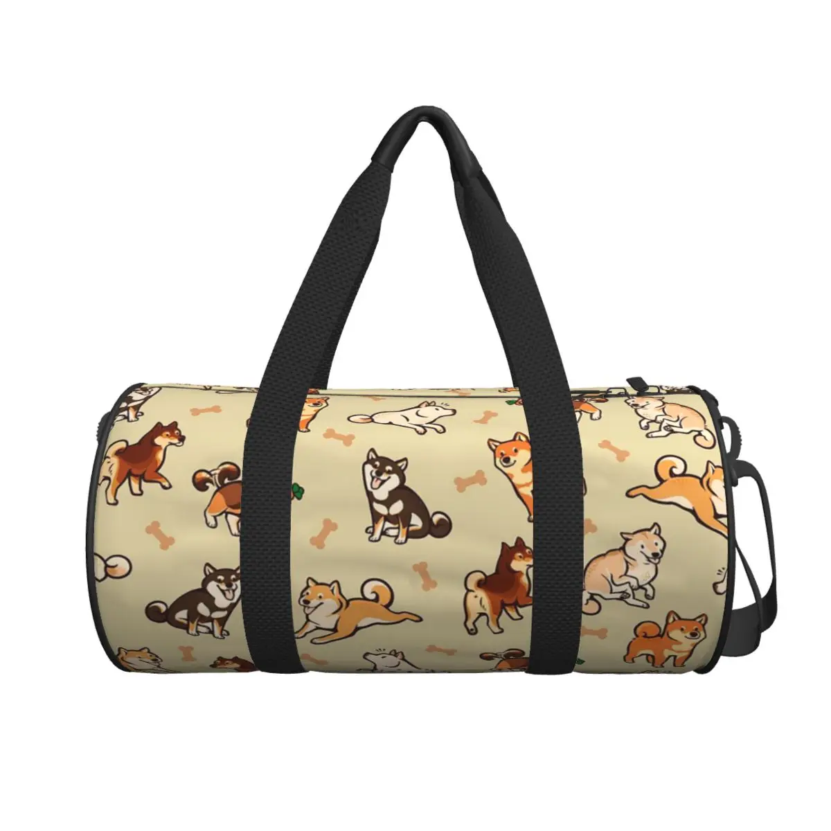 

Shiba Inu Lovely Cute Dogs In Cream Large Duffle Gym Bag Multi-Functional Duffle Travel Bags Handbags Fitness bag