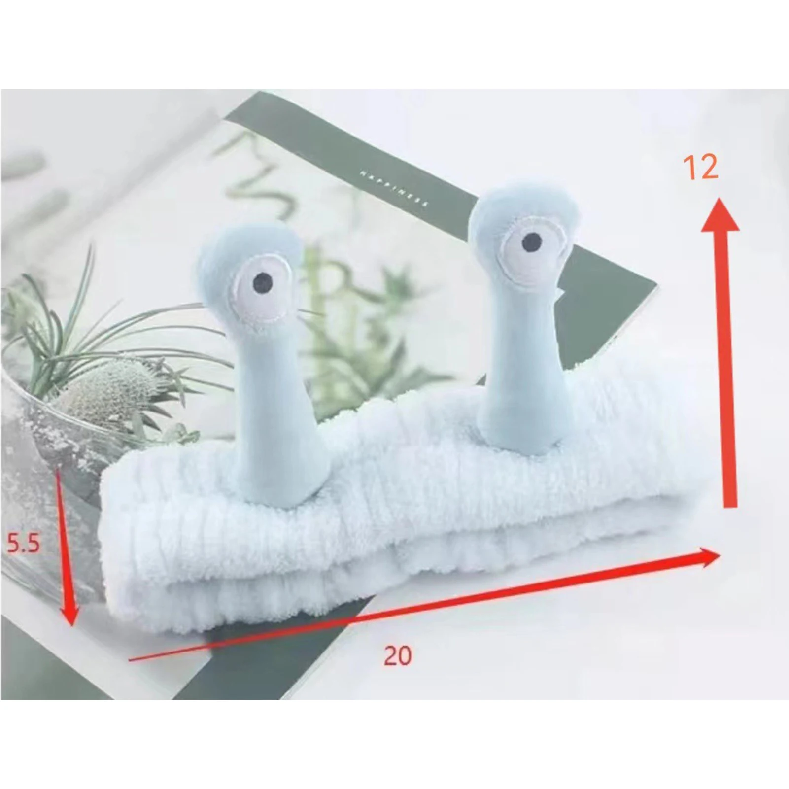 Cute Plush Snail Hairband Soft - đánh giá và giá Running Gear Winter