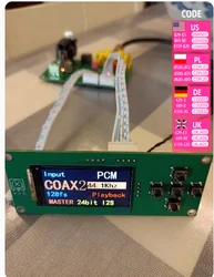 Ak4118 to I2S with control panel