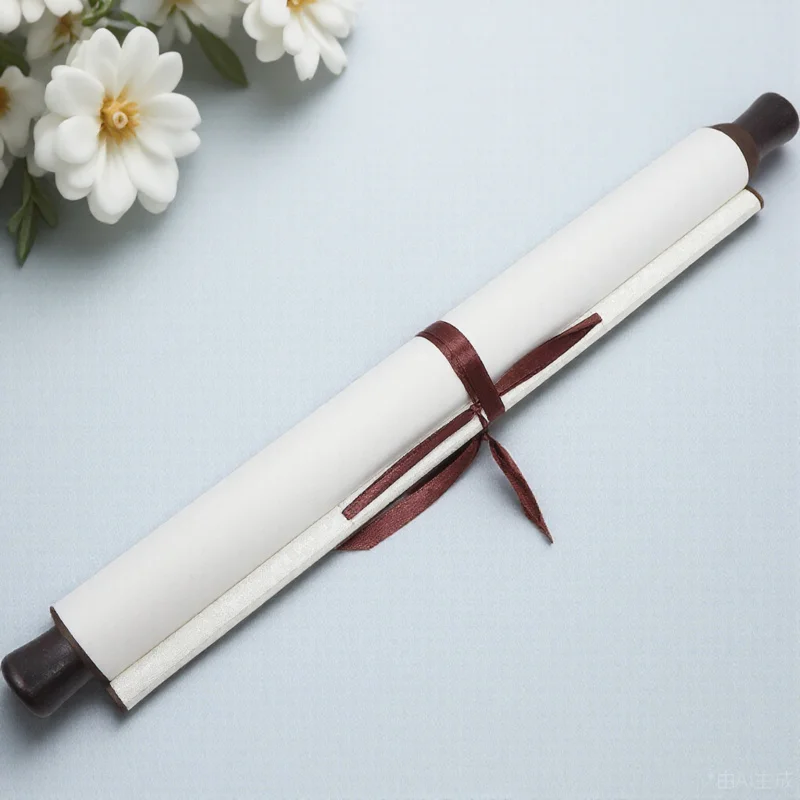 1Pcs Blank Chinese Scroll Paper Mounting Hanging Scroll for Calligraphy Painting Calligraphy Practicing Art Paper