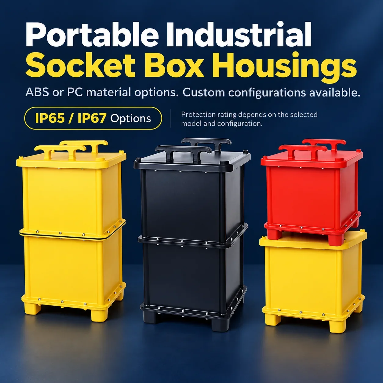 Waterproof Construction Site Temporary Distribution Box for Stage Power Pass-through Maintenance Strong Current Wiring Box