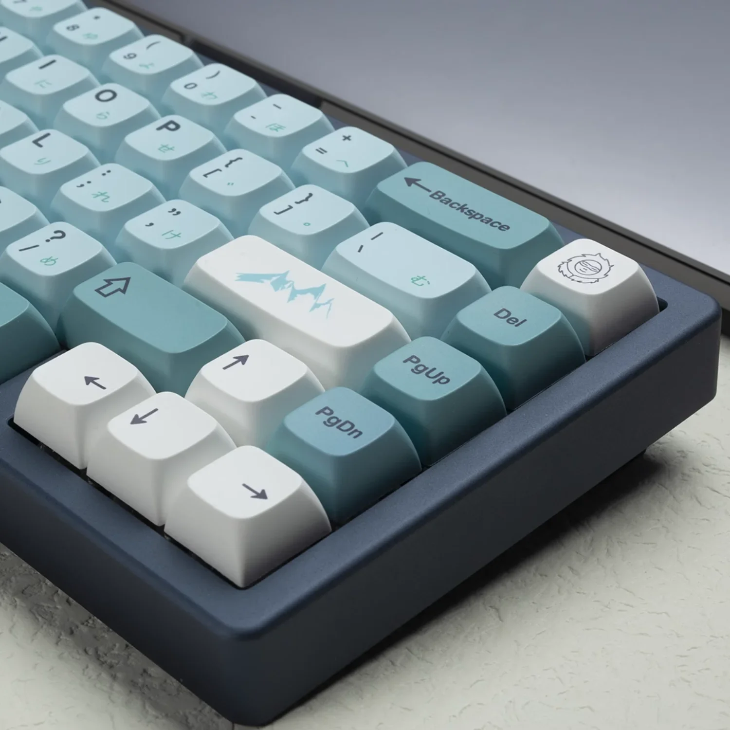 Teclas PBT Glacier Theme, Teclas Iceberg para MX Switch Gamer, XDA, 125 Teclas