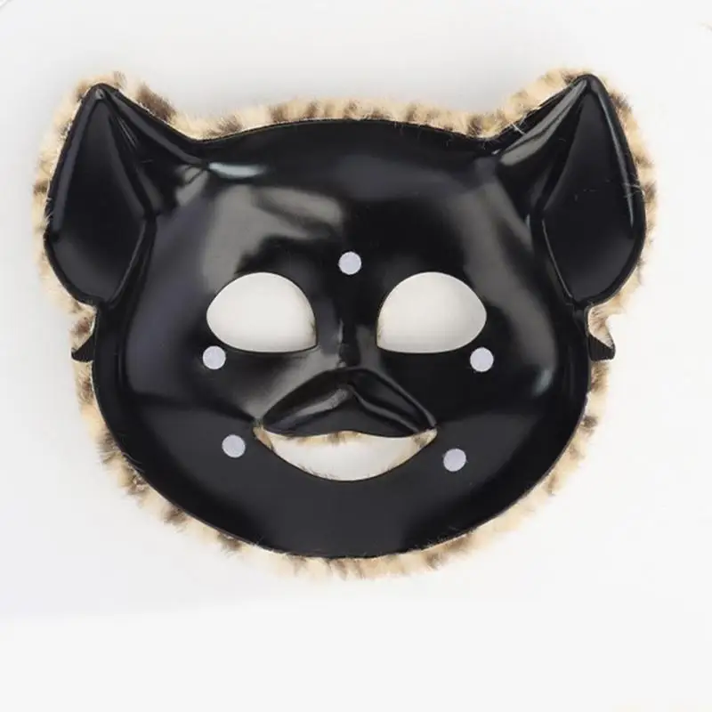 

31BF комплект леопардового костюма, леопардовая маска, наклейки для рта и хвоста животного для детей и взрослых