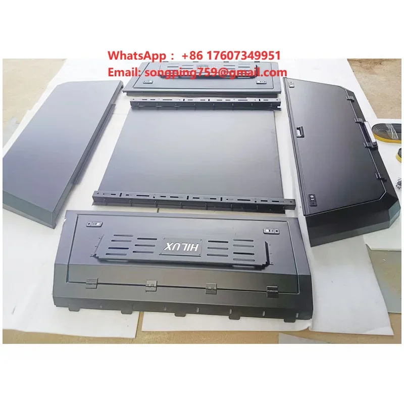 Pickup Truck Rear Cargo High Cover Split Bed Cover Modified Accessories Fit for Toyota Hilux Revo Vigo SR5
