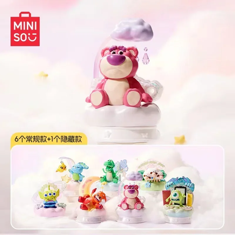 

Miniso Disney серия Pixar, игрушечная кукла, модное украшение для рабочего стола, удивительная коробка, милая фигурка, настоящая детская игрушка, подарок на день рождения