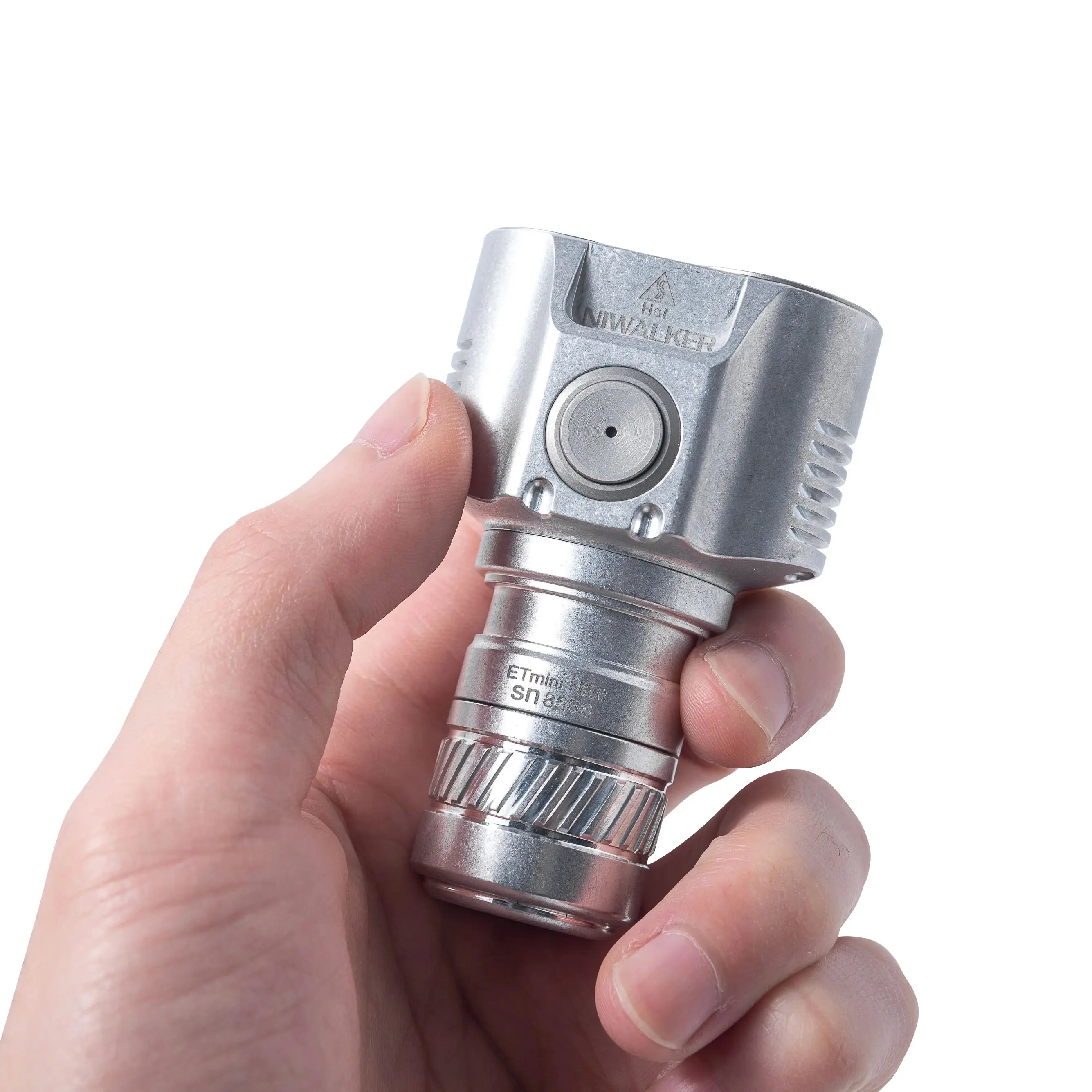 NIWALKER ETmini NE6 Dual Head 3200LM EDC Flashlight With 18350 Battery Type-C USB Rechargeable Multipurpose Mini LED Torch Outdo