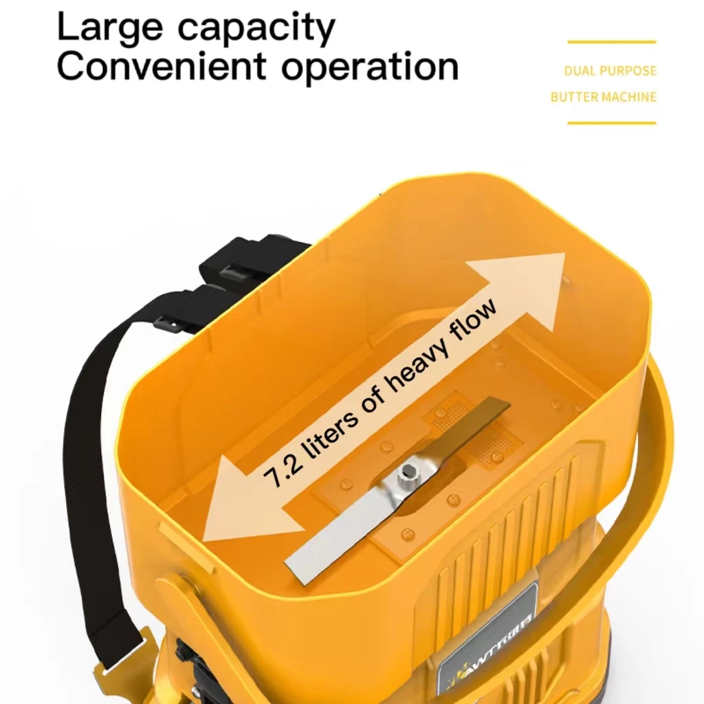 مبيعات المصنع مباشرة 7.2L بطارية ليثيوم مضخة زيت تشحيم كهربائية 10000PSI بطارية عالية الجهد مسدس زيت تشحيم كهربائي #4