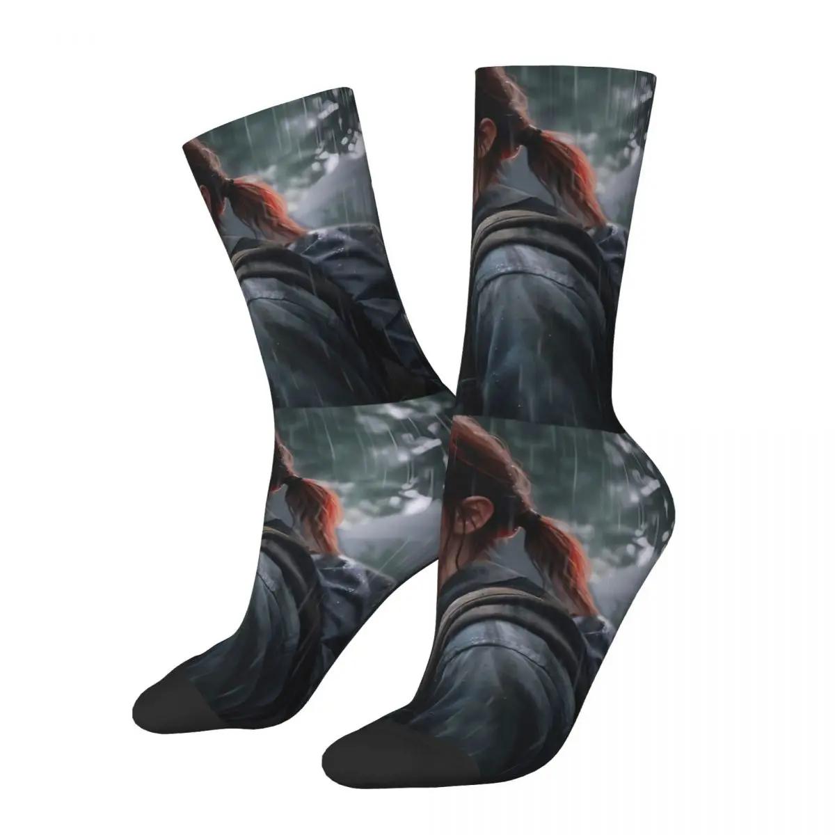 

Ellie Rain TV Play The Last Of Us Socks Gym 3D Print Boy Girls Mid-calf Sock