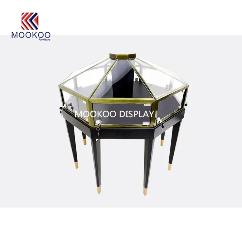 custom.High Quality Jewelry Kiosk with Best Materials Shopping Mall Showcases