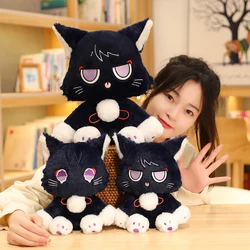 Jouets en peluche chat planchers amouche Anime pour enfants, poupées Genshin Impact, oreiller en peluche doux, cadeau d'anniversaire mignon pour enfants, 25 cm, 35cm