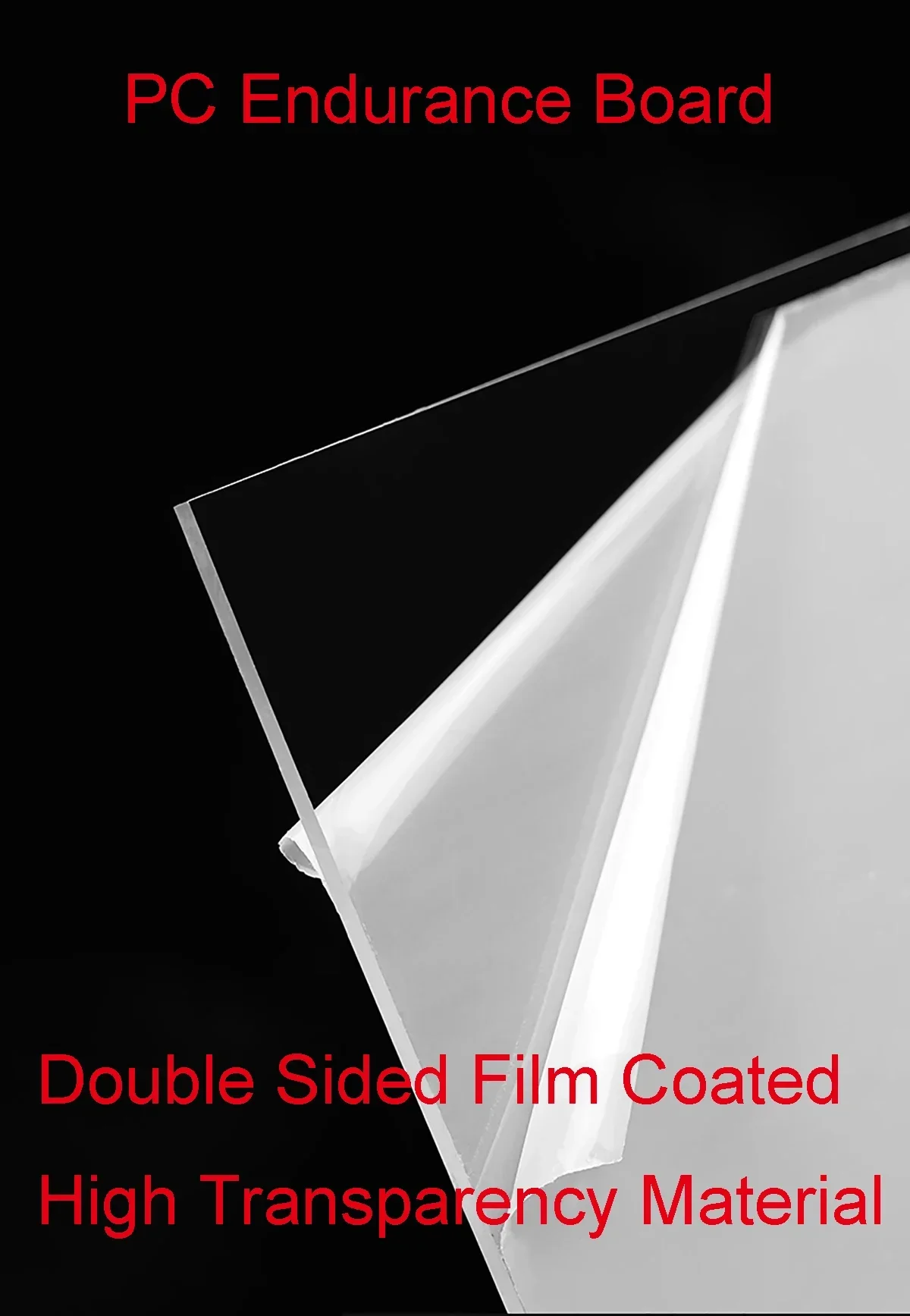 Thick 1.5-40mm PC Sheets Polycarbonate Plate Transparent Board 210x297 100x200 150x200 200x200 200x300 300x300 300x400 400x400mm