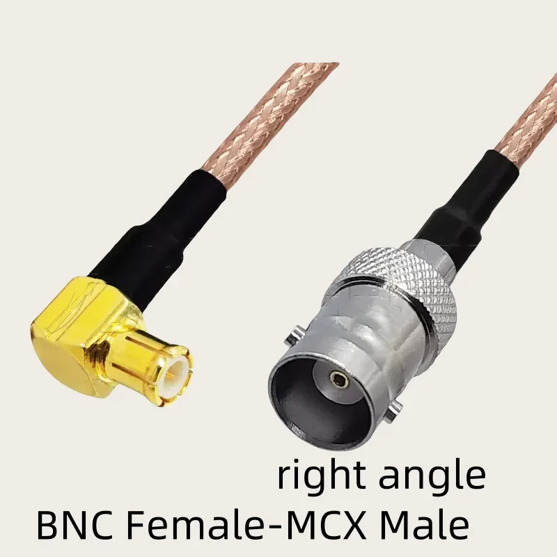 BNC to MCX Right Angle Male Plug & Female Jack Connector RF Coaxial Jumper Pigtail RG316 Cable