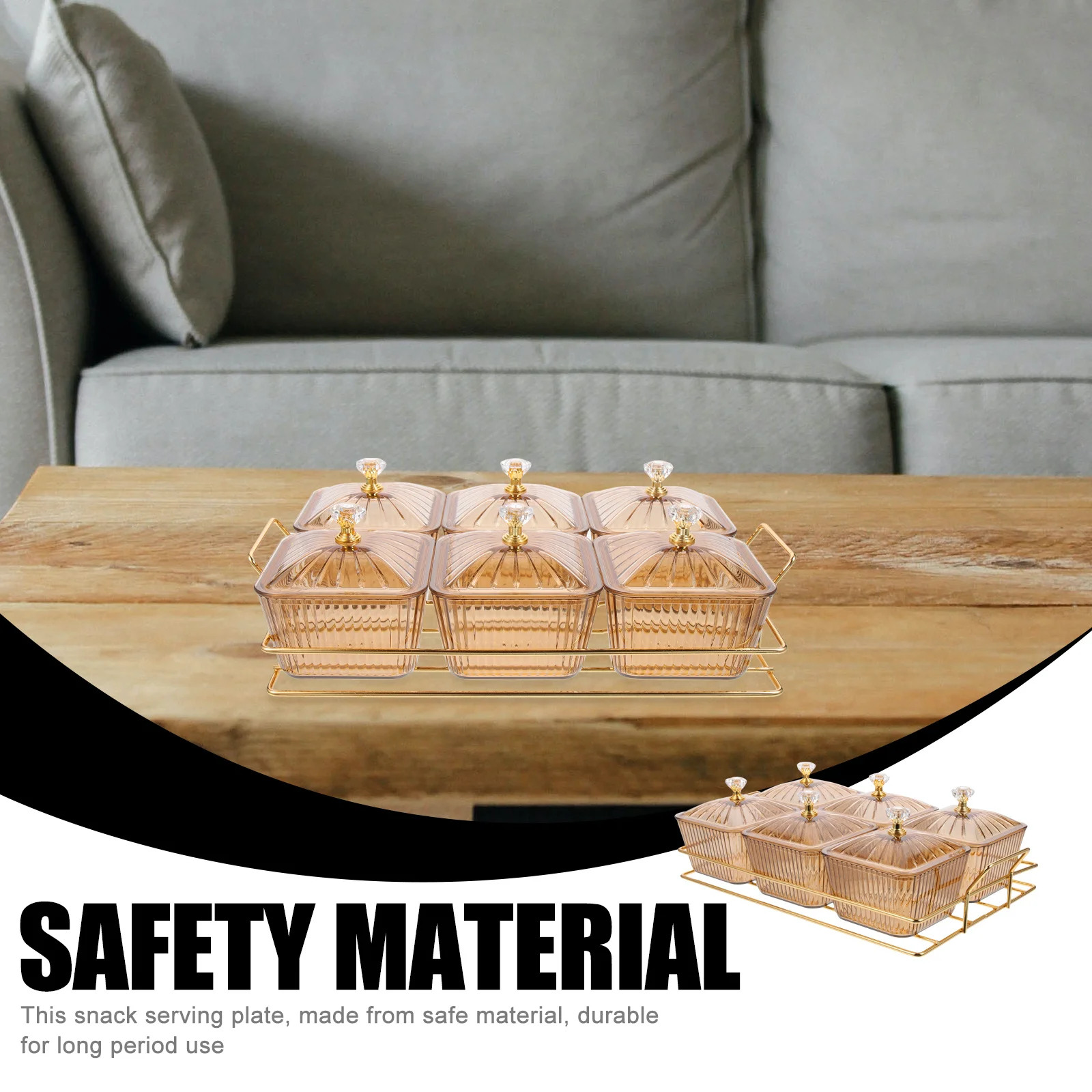 

1 комплект, блюдо для закусок, 6 предметов, сервировочный поднос для домашней вечеринки, блюдо для сухих фруктов, конфет, кухонный контейнер для хранения, посуда