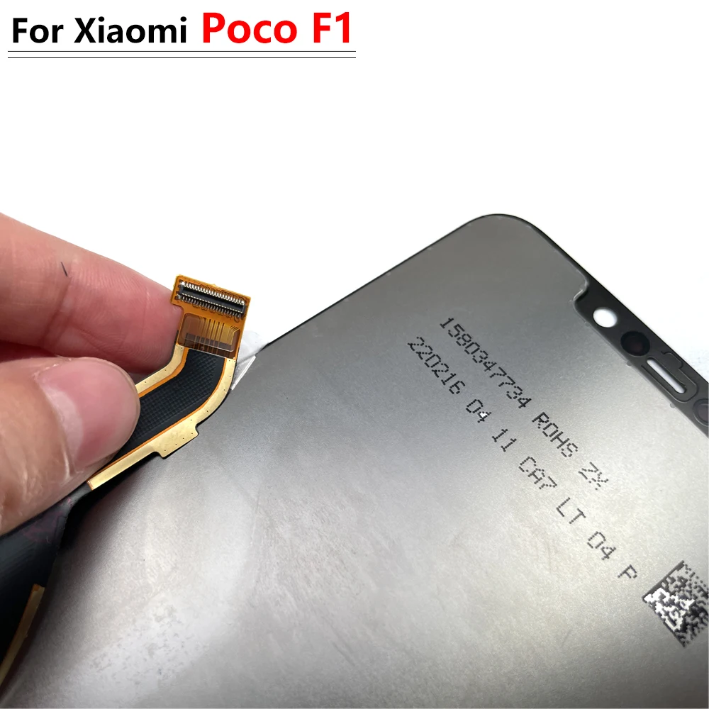 Nuovo Display dello schermo testato per Xiaomi Poco F1 LCD screen Digitizer Pocophone F1 Assembly sostituzione senza cornice