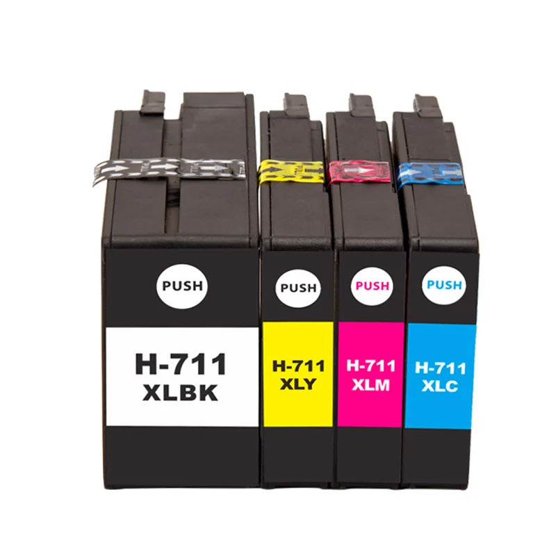 Compatible for HP 711XL 711 HP711 Replacement Ink Cartridge Full With Ink Compatible For HP DesignJet T120 T520 Printer