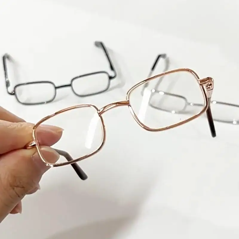 1Pc 1/6 Blythe Doll Metal Glasses Accessories Photography Props 8.5cm For 20cm Cotton Doll Action Figure-TOY view 3