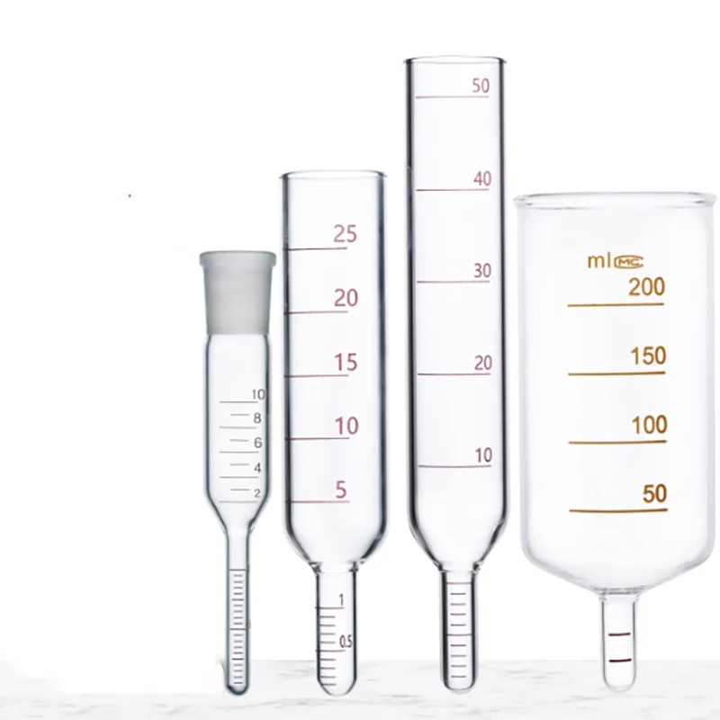 Glass nitrogen blowing tube 10ml15ml20ml50ml100ml150ml200ml nitrogen blowing bottle concentration bottle fixed volume tube