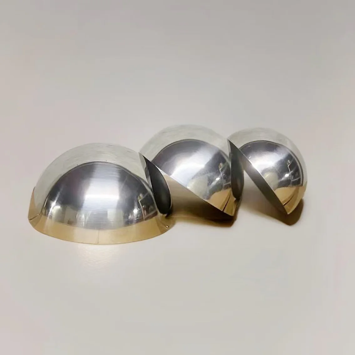 Thick 1.0mm Diameter 25/32/38/51/60/63-300mm Stainless Steel Brushed Semi Spherical Head Hollow Wall Decoration Half Round Ball