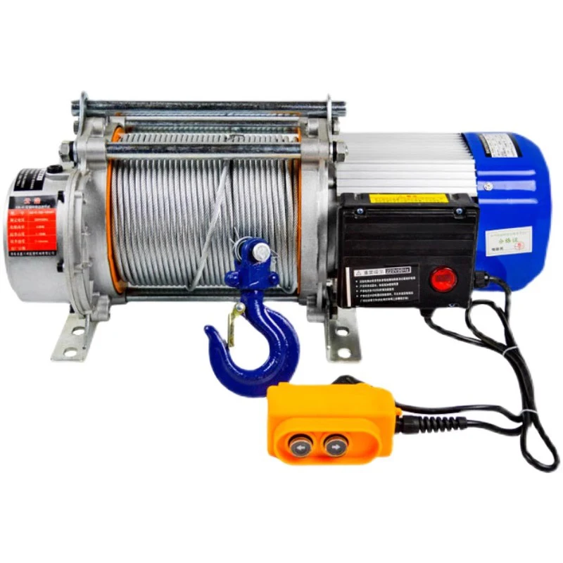 

1T/1.5T Hoist Aluminum Shell Elevator 220V Small Domestic Crane Electric Hoist 1 Ton 220V Winch