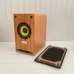 KYYSLB 4 Inch Bookshelf Speaker 30-80W Home Theater Systems Amplifier Passive HIFI Wooden Desktop Fever LoudSpeaker Audio