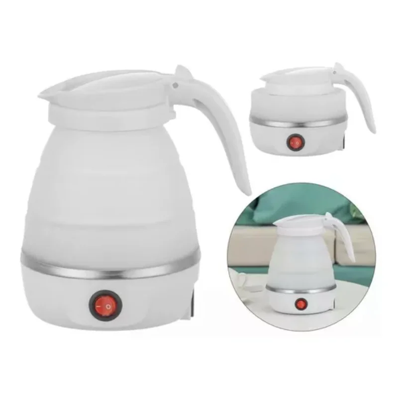 700ml white foldable portable   kettle for  use Hot water kettle electric Hot water kettle Kettle electric Electric kettle car