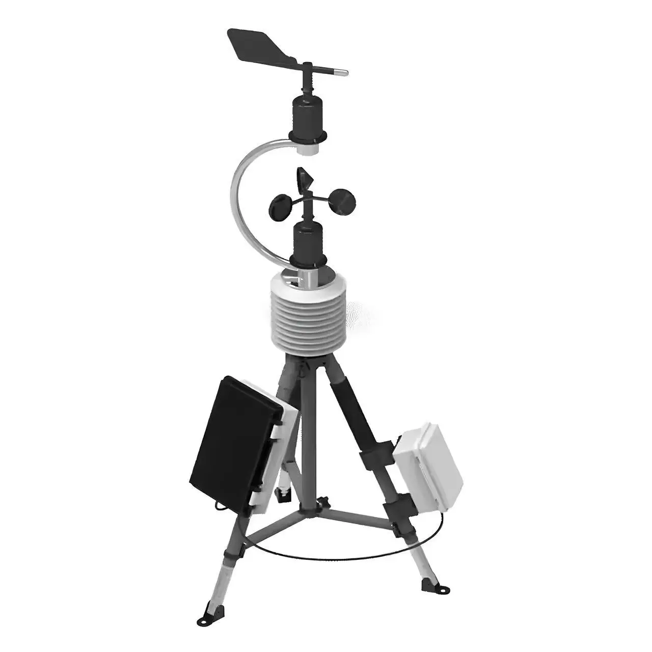 Outdoor Weather Station Sensor with Temperature Humidity Pressure Wind Speed Wind Direction Detection