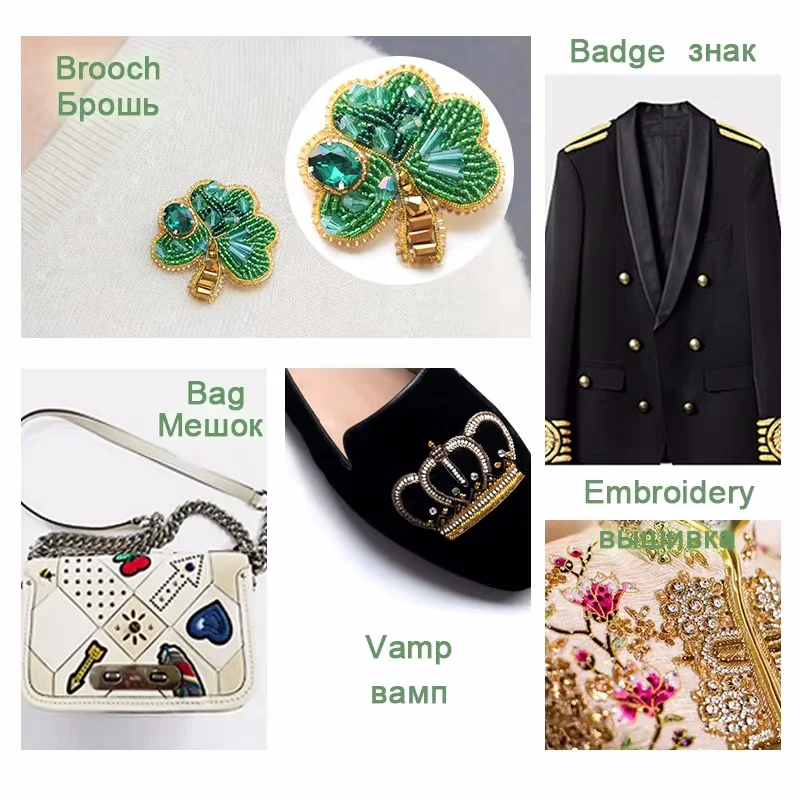 10 جرام/وحدة النحاس الصلب سلك التطريز شارة حصيرة ، العمل الصلب القديم التطريز ، سلك السبائك الفرنسية ، DIY يدوية الصنع مجوهرات اكسسوارات #5