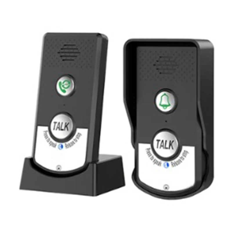 2.4G Draadloze Intercom Deurbel Intercom Intercom 2-weg Audio Voice Afzender & Reciever Voor Hotel Call