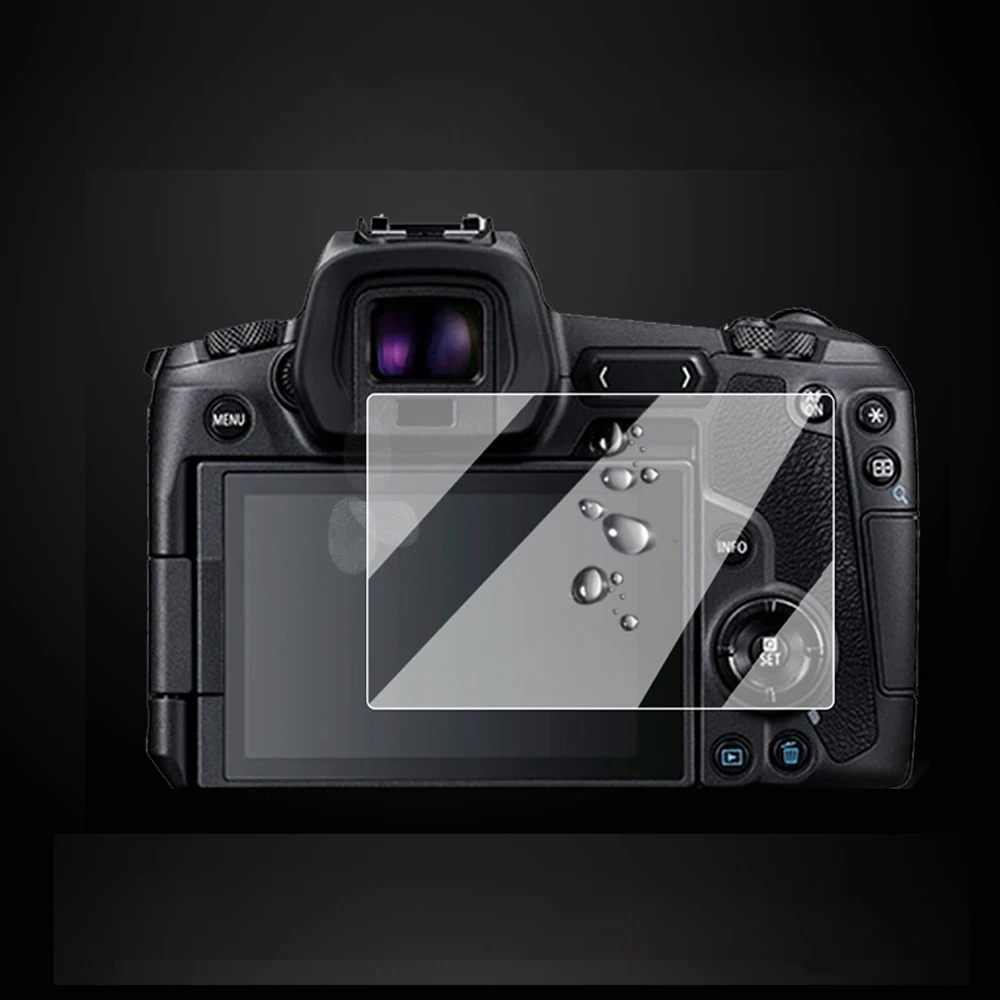 Protective LCD Screen Protector Tempered Glass Film for Canon EOS R Ra RP R3 R5 R5C R5 Mark II R6 Mark II R7 R8 R10 R50 Camera