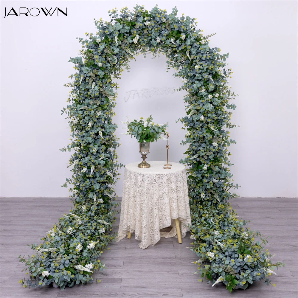 

Wedding Decorations Greenery Eucalyptus Leaves Floral Arrangement Flower Stand for Outdoor Lawn Party Event Background Decor