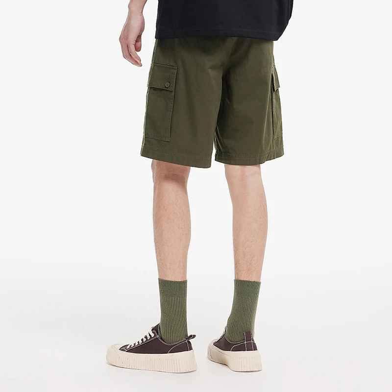 Semir повседневные шорты средней длины, мужская рабочая одежда, свободные прямые шорты, новинка 2023 года, летние новые хлопковые модные универсальные шорты 5 дюймов