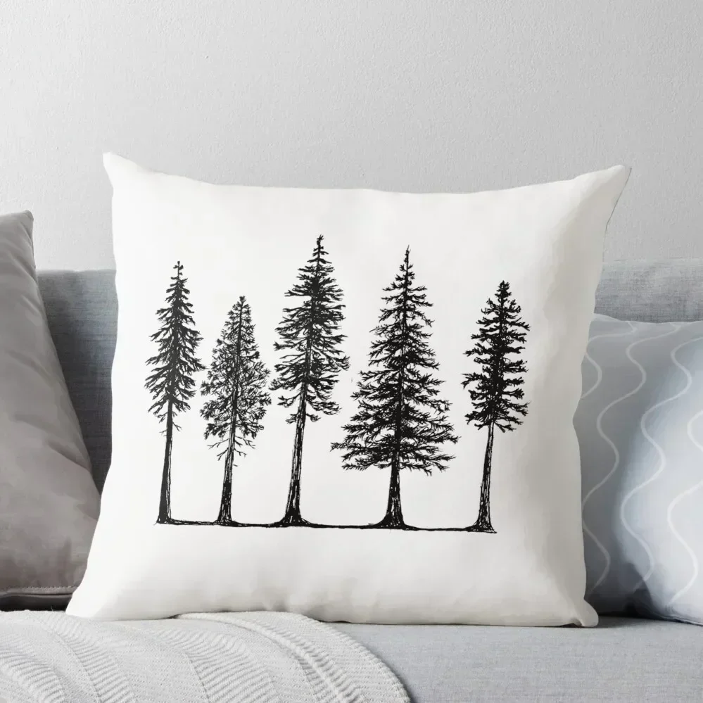 

Pines Throw Pillow Decorative Sofa Cushions pillow cover luxury Cushion Cover Set sleeping pillows pillow