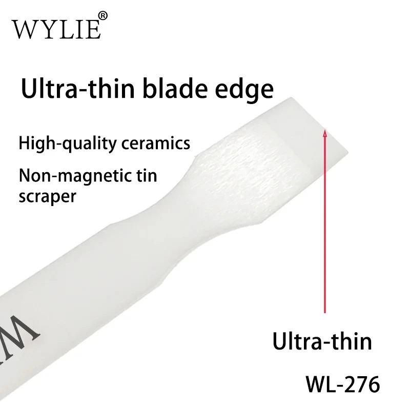 WYLIE WL-276 Non-Magnetic Ceramic Tin Scraper Mobile Phone Motherboard BGA Repair Solder Scraping Glue Adhesive Remover 1-10pcs
