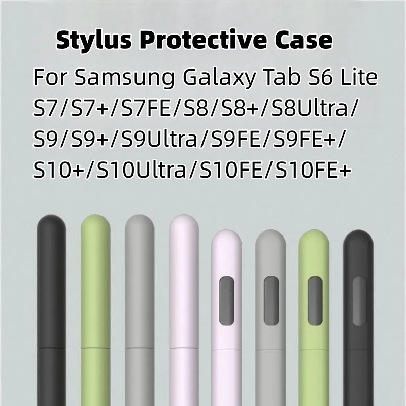 Pencil Case for Samsung Galaxy Tab S11 Ultra S10 S9 S8 S7 S6 Lite Tablet Stylus Protective Cover Soft Silicone Shockproof Sleeve