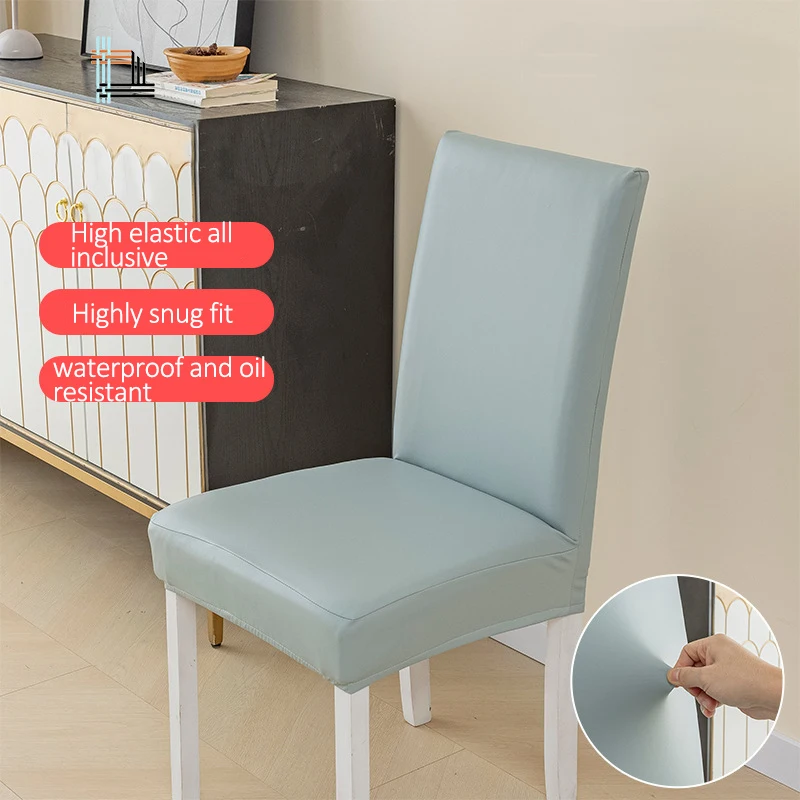 Large Size Modern Chair Cover Armless Chair Slipcover Elastic Chair Seat Protector Washable Removable for Dining Room Kitchen