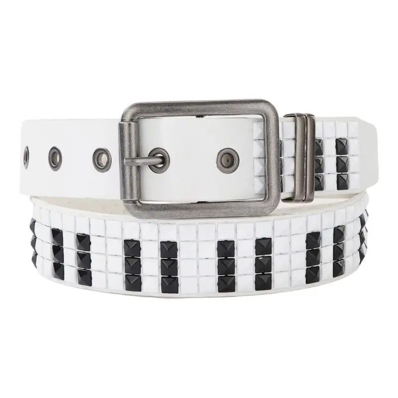 31BB Piano Studded Waist Belt Waistband For Street Music Festival Outfits Quickly Fit Pin Clasp Without Tools