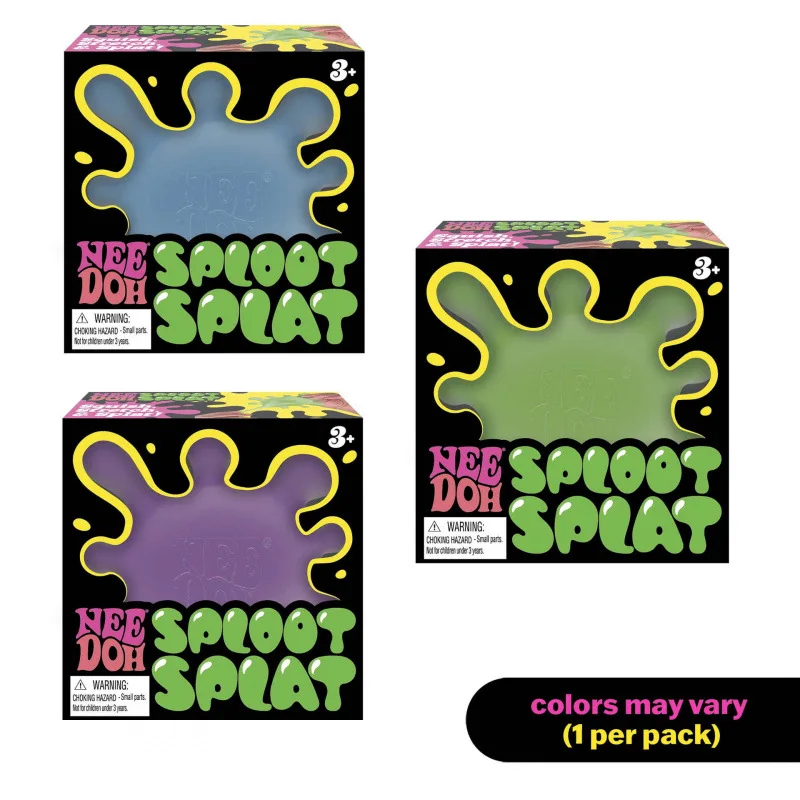 2026 NEU NeeDoh SplootSplat Virus Quetschball TPR Stressabbau-Spielzeug Blindbox Langlebiges Druckentlastungs-Spielzeug Lustiges Party-Geschenk