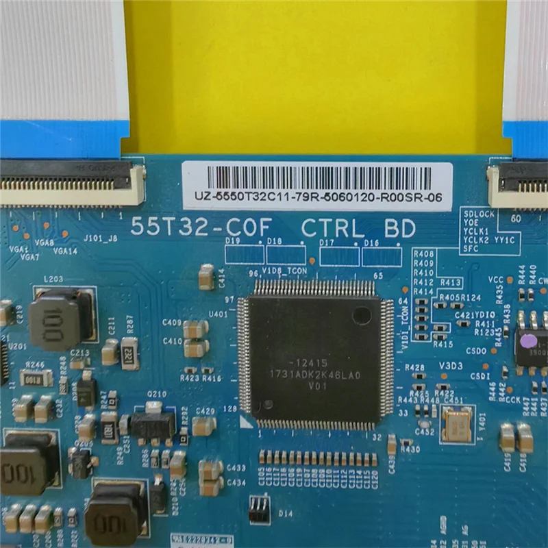 55T32-COF CTRL BD T-CON Logic Board 55.50T32.C11 55T32-C0f For 50 Inch 50S421LFAA ONN 100012585 100005843-A68E