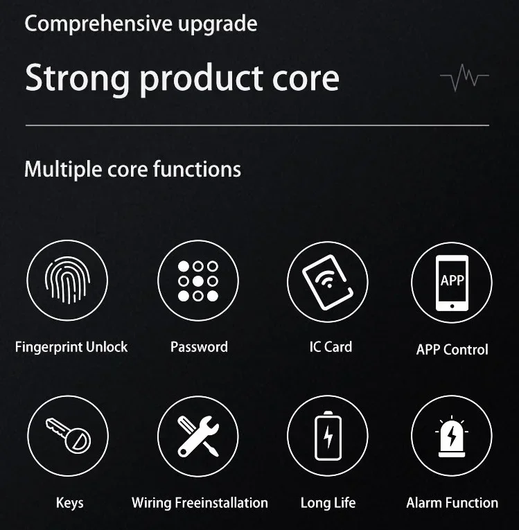 Электронный дверной замок для умного дома, долгосрочная уличная биометрическая ручка со сканером отпечатков пальцев, умный замок с Wi-Fi Ttlock