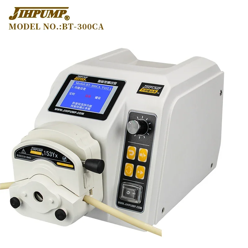 JIHPUMP 220v Small Variable Speed Adjustable Peristaltic Pump Dispenser Water Liquid Dosing Agriculture Semi Automatic Price