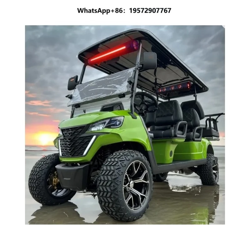 6 Seats Lifted Off Electric Golf Cart Buggy As Strong As 4x4 Golf Cart