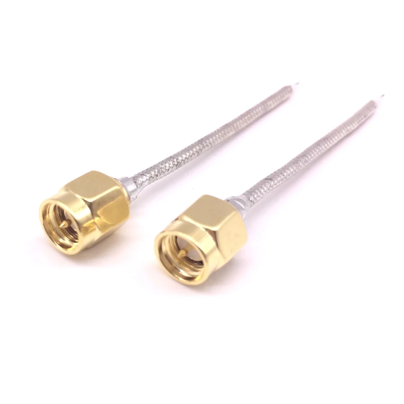 1PCS SMA Male Plug Solder to open For Semi-Rigid RG405 0.086
