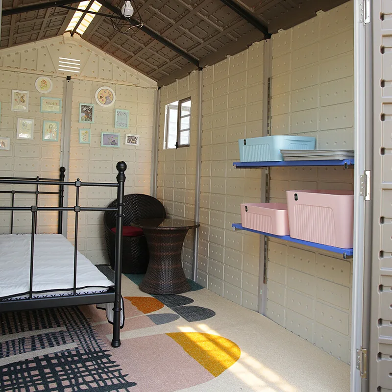 Outdoor courtyard storage room Simple room Locker removable and mobile