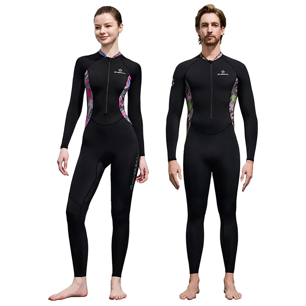 Men Women Full Body One Piece Swimwears Long Sleeve Lycra Rash Guard Wetsuit Surf Suits Sun Protect Quick Dry UPF50+ Diving Skin